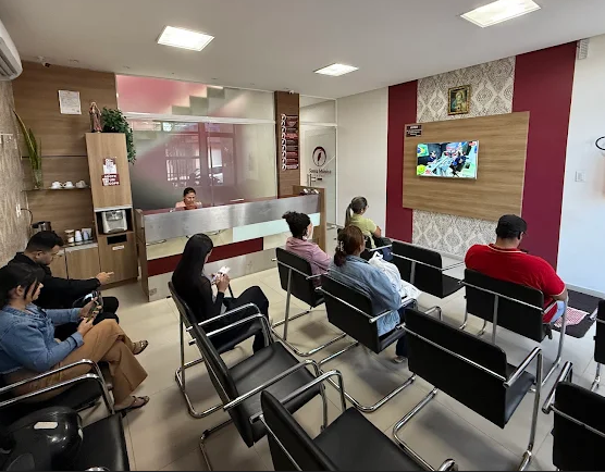 Recepção da Clínica Santa Mônica Saúde